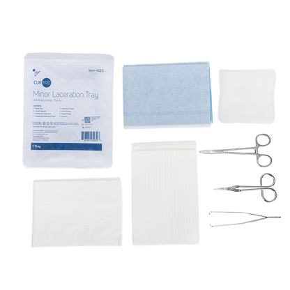 Dynarex Minor Laceration Tray Sterile – Disposable Procedure Kit