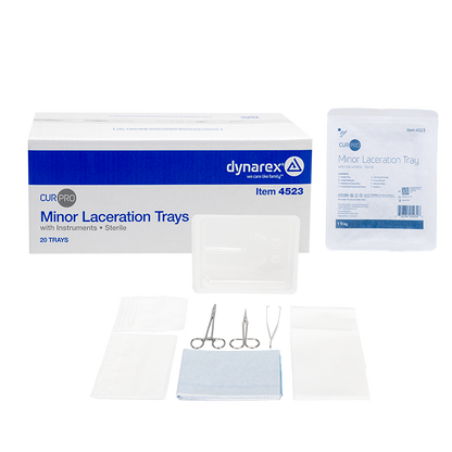 Dynarex Minor Laceration Tray Sterile – Disposable Procedure Kit