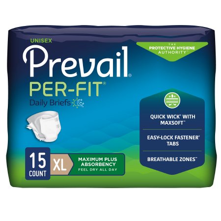 Brief Prevail Per-Fit X-Large Disposable Heavy Absorbency