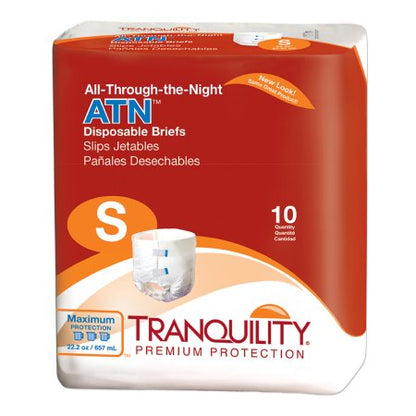 Brief Tranquility ATN Medium Disposable Heavy Absorbency