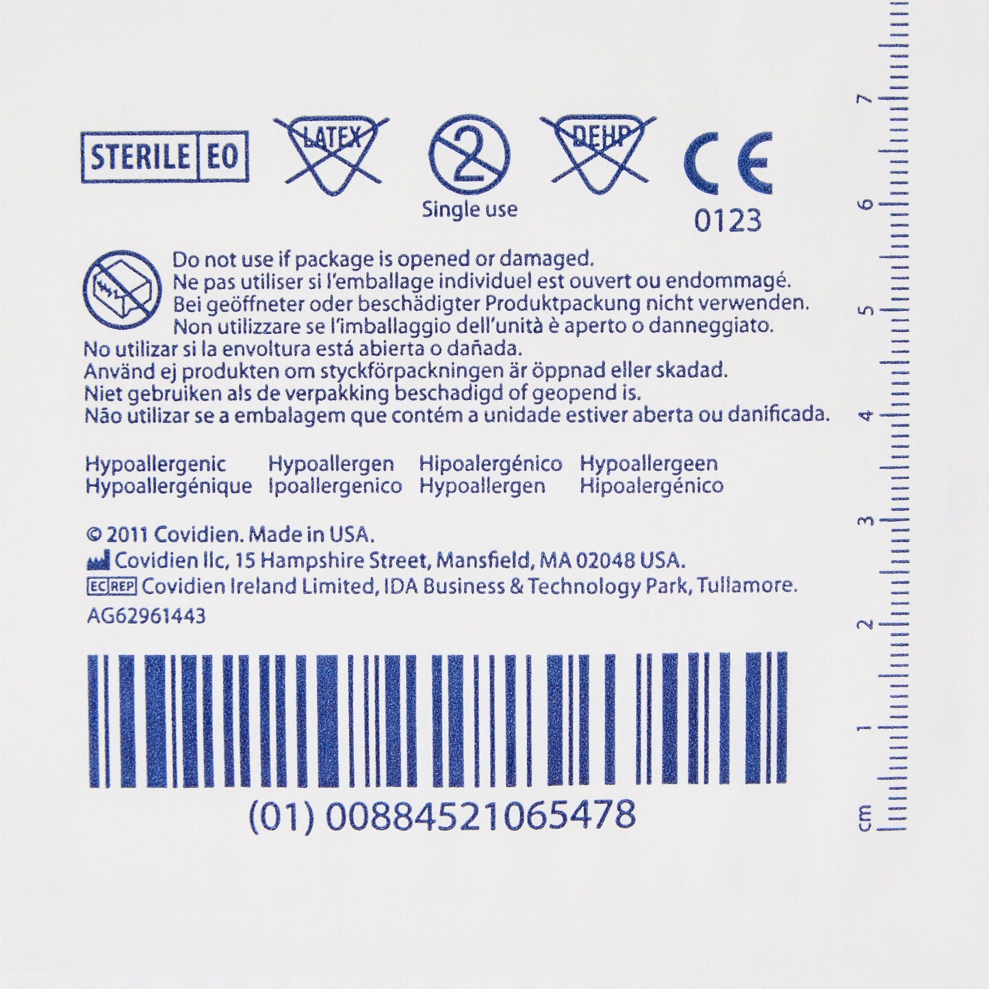 Telfa Island Dressing 6 x 6 Inch Sterile Nonwoven Square