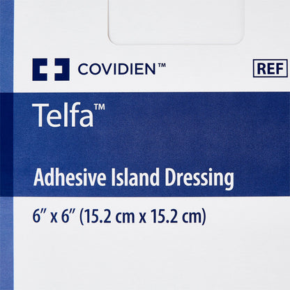 Telfa Island Dressing 6 x 6 Inch Sterile Nonwoven Square