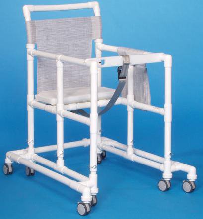 Walker Chair Extra Tall Ultimate PVC Frame 400 lbs. Weight Capacity 34-3/4 to 40-3/4 Inch Height