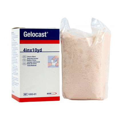 Gelocast Unna Boot 4 Inch x 10 Yard Zinc Oxide & Calamine Compression Bandage