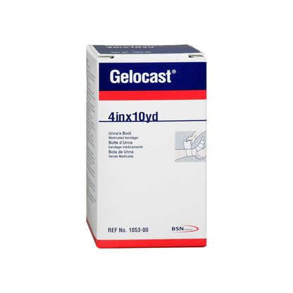 Gelocast Unna Boot 4 Inch x 10 Yard Zinc Oxide & Calamine Compression Bandage