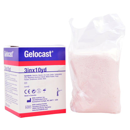 Gelocast Unna Boot 3 Inch x 10 Yard Zinc Oxide & Calamine Compression Bandage