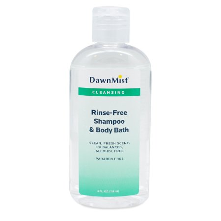 Rinse-Free Shampoo and Body Wash DawnMist Flip Top Bottle Scented