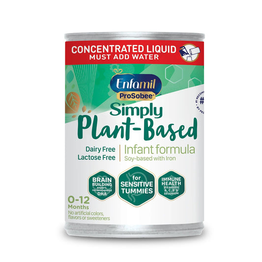 Enfamil ProSobee Unflavored Soy Infant Formula – 13 oz. Can Concentrate