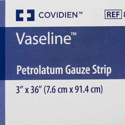 Vaseline Petrolatum Impregnated Dressing Strip 3 x 36 Inch Sterile Mesh Gauze