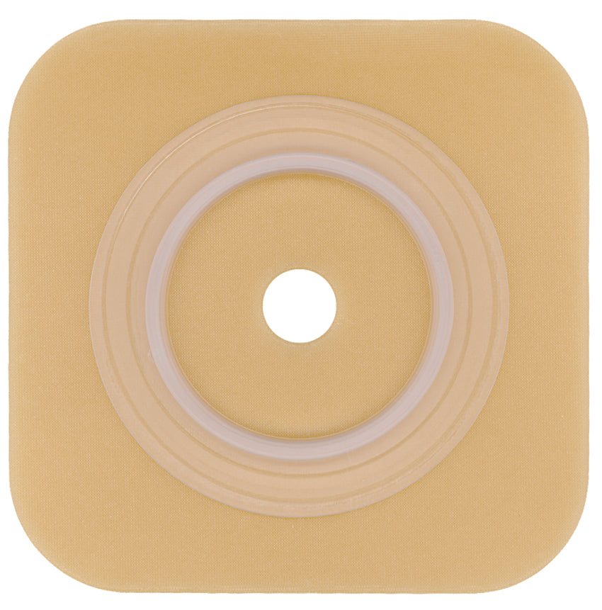 Ostomy Barrier Sur-Fit Natura Durahesive Trim to Fit, Extended Wear Without Tape 32 mm Flange Sur-Fit Natura System 4 X 4 Inch