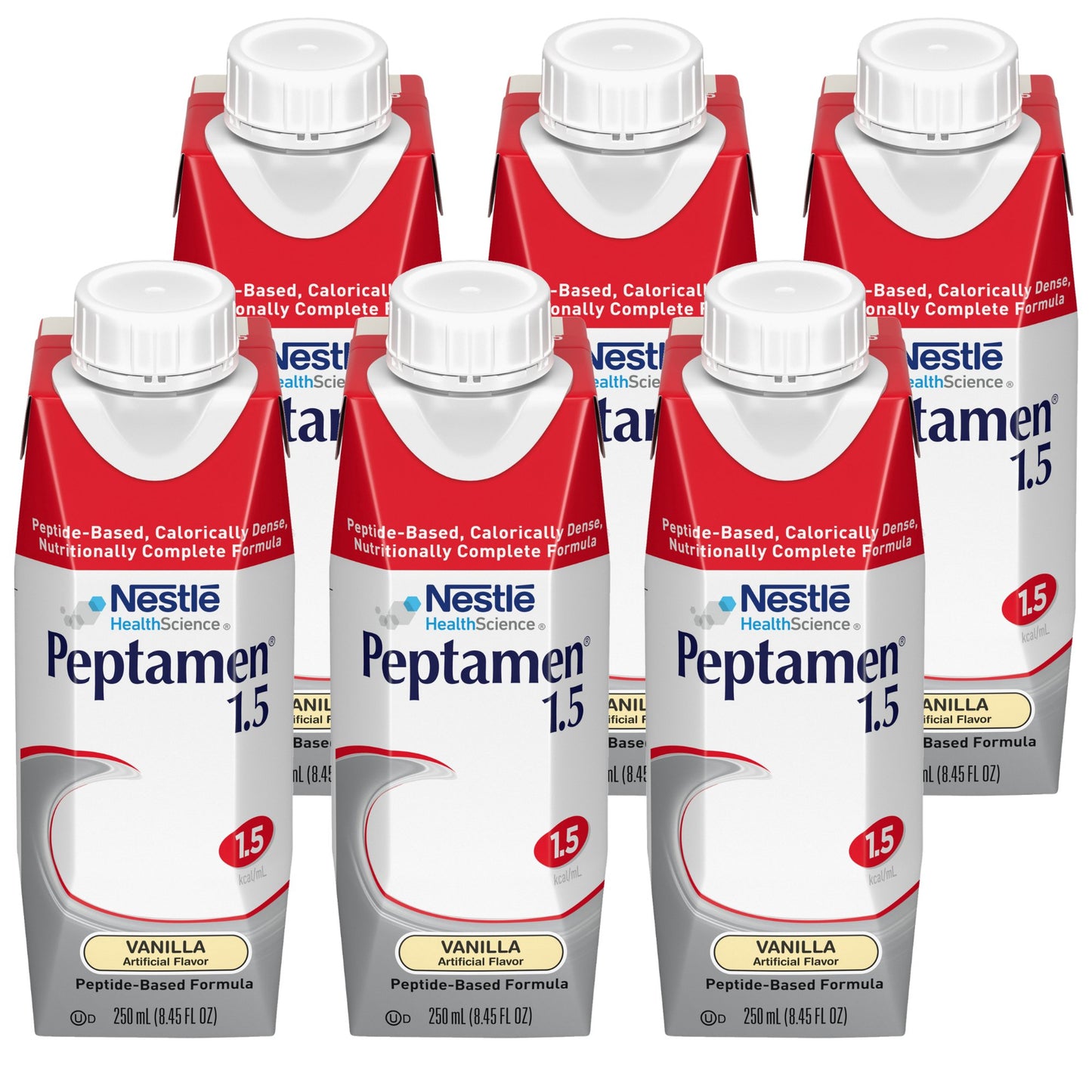 Nestle Peptamen 1.5 Vanilla Oral Supplement Liquid 250 mL Carton