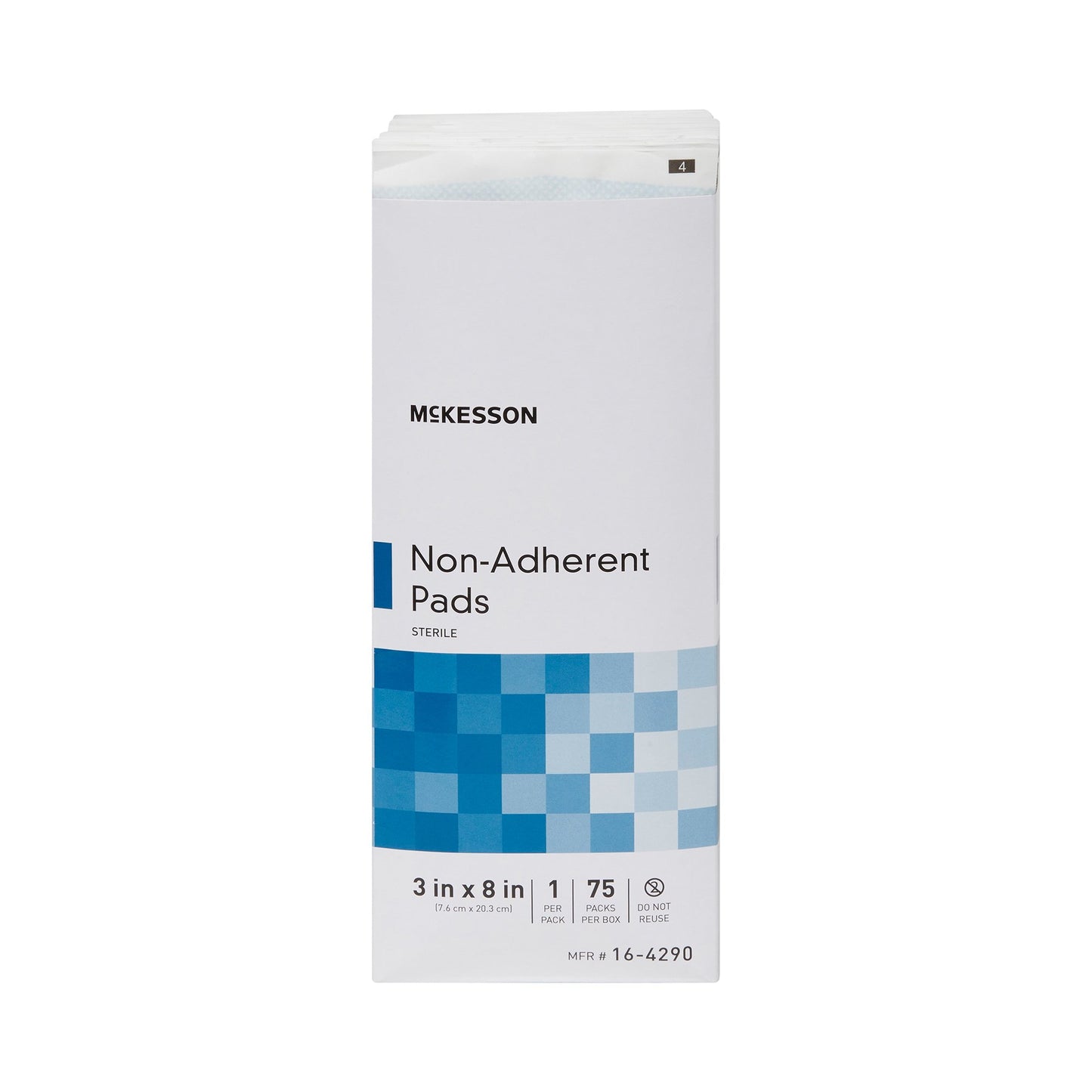 McKesson Non-Adherent Dressing 3 x 8 Inch Sterile 75 per Pack