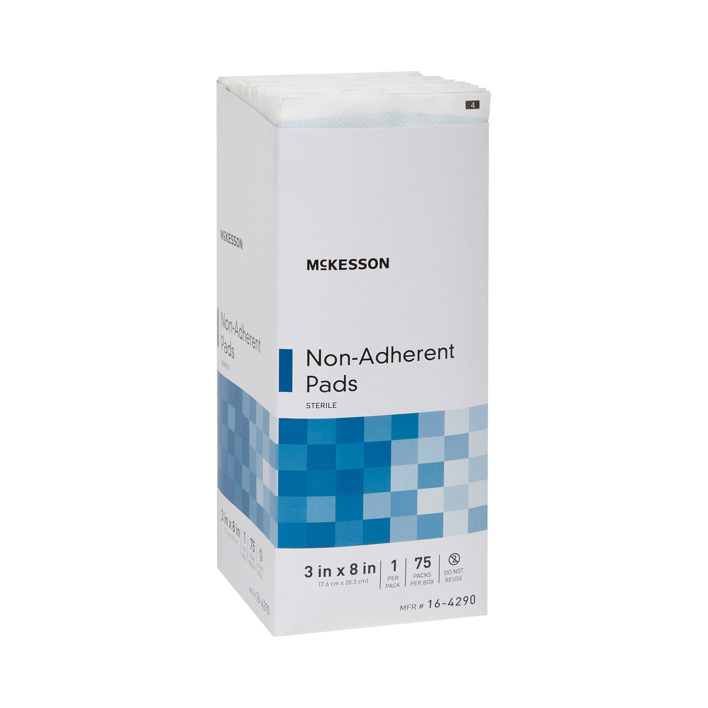 McKesson Non-Adherent Dressing 3 x 8 Inch Sterile 75 per Pack