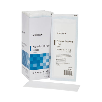 McKesson Non-Adherent Dressing 3 x 8 Inch Sterile 75 per Pack