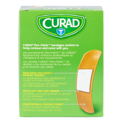 Comfort Cloth Fabric Adhesive Strip 1 x 3 Inch Sterile Tan Bandage