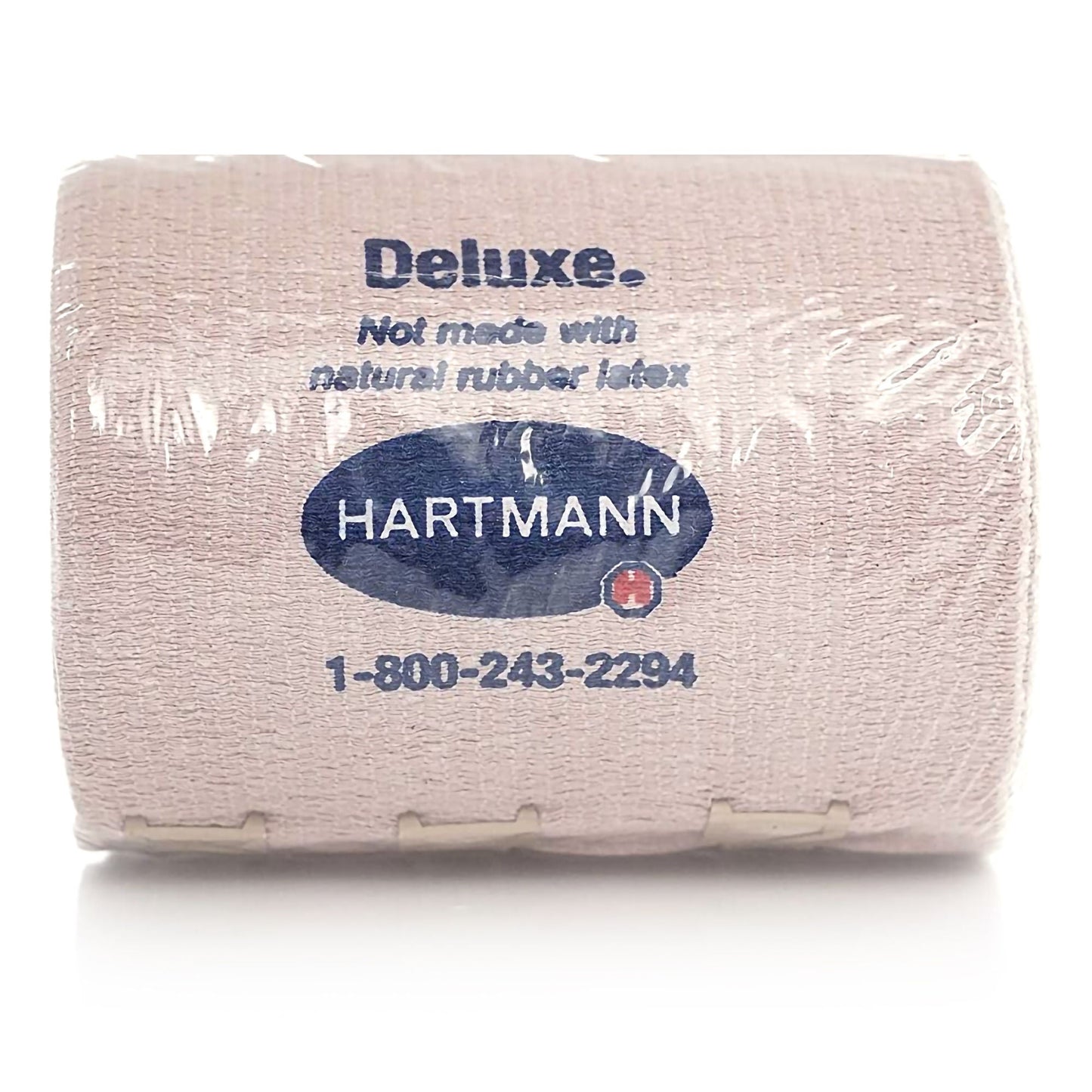 Deluxe LF Elastic Bandage 4 Inch x 5-1/2 Yard NonSterile Standard Compression with Clip Closure