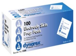 Electrode Skin Prep Pad Dynarex 70% Strength Isopropyl Alcohol Individual Packet NonSterile