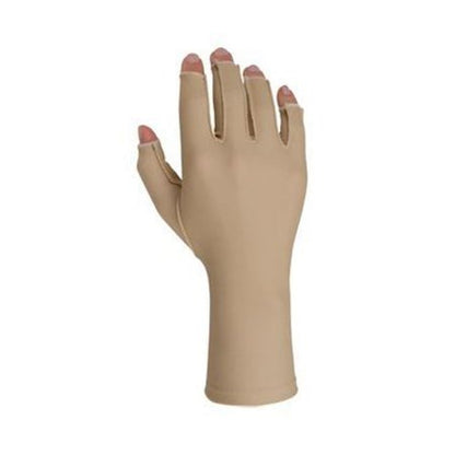 Compression Glove Edema Gloves 2 Open Finger Over-the-Wrist Length Right and Left Hand Nylon / Cotton