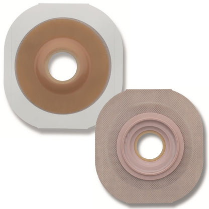 Ostomy Barrier FlexTend Trim to Fit, Extended Wear Adhesive Tape 44 mm Flange Green Code System Hydrocolloid Up to 1 Inch Opening