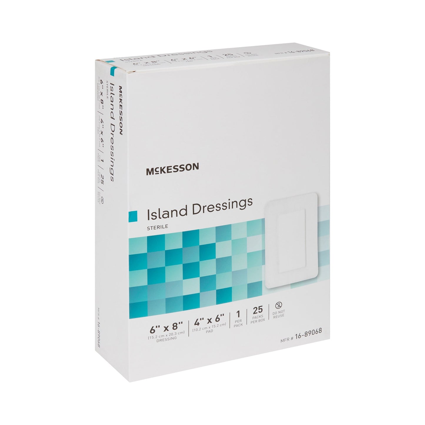 McKesson Island Dressing 6 x 8 Inch Sterile Rectangle with Adhesive Border