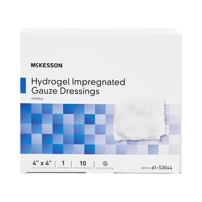McKesson Hydrogel Wound Dressing Impregnated Sterile (2 x 2 Inch, 4 x 4 Inch)