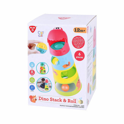 PLAYGO 6-Piece Dinosaur Stacking and Rolling Play Set