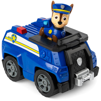 PAW Patrol Chase’s Patrol Cruiser Vehicle with Collectible Figure (Ages 3+)
