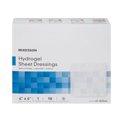 McKesson Hydrogel Sheet Wound Dressing Sterile (4 x 4 Inch)