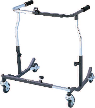 Bariatric Folding Walker with Wheels Adjustable Height drive Anterior Safety Roller Steel Frame 500 lbs. Weight Capacity 29 to 36 Inch Height