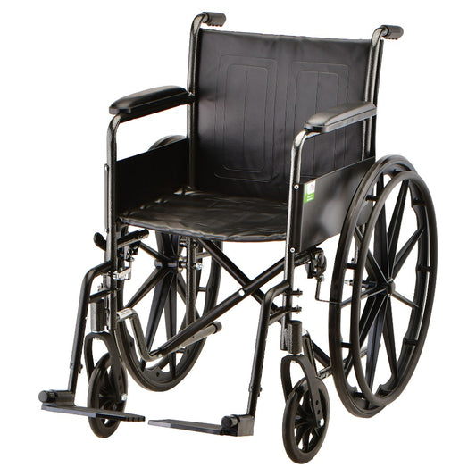 Hammertone Wheelchair - With Fixed Arm & Swing Away Footrest