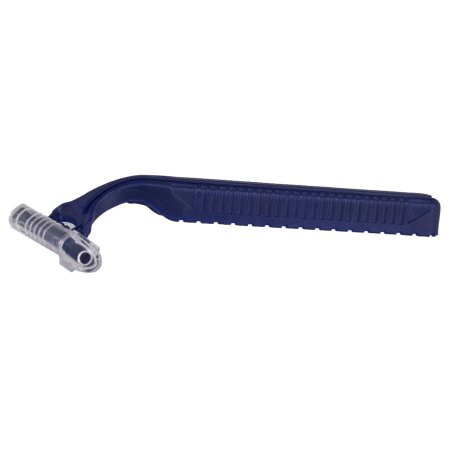 Personal Razor with Lubricating Strip Grip-N-Glide Single Edge Twin Blade NonSterile Disposable