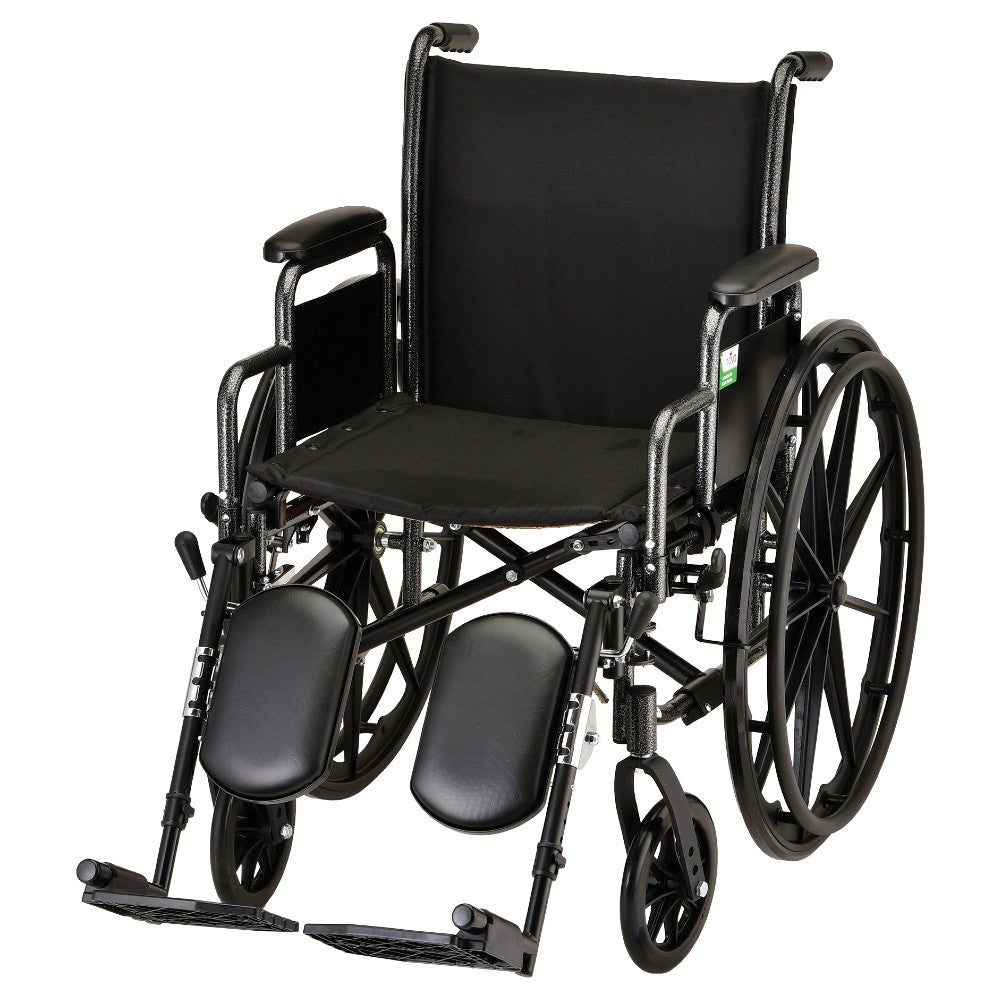 Hammertone Wheelchair With Detachable Arms and Footrest/Legrest