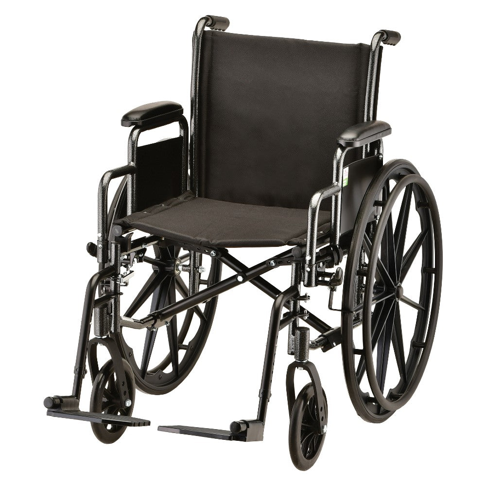 Hammertone Wheelchair With Detachable Arms and Footrest/Legrest