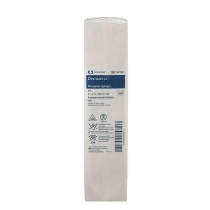 Dermacea Nonwoven Sponge 2 x 2 Inch 4-Ply NonSterile 200 Per Pack