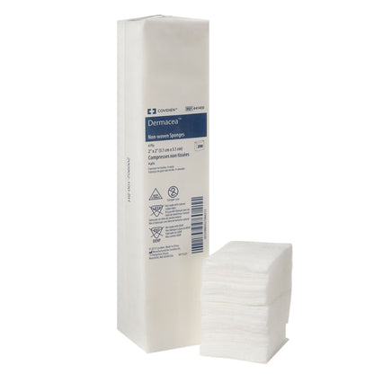 Dermacea Nonwoven Sponge 2 x 2 Inch 4-Ply NonSterile 200 Per Pack