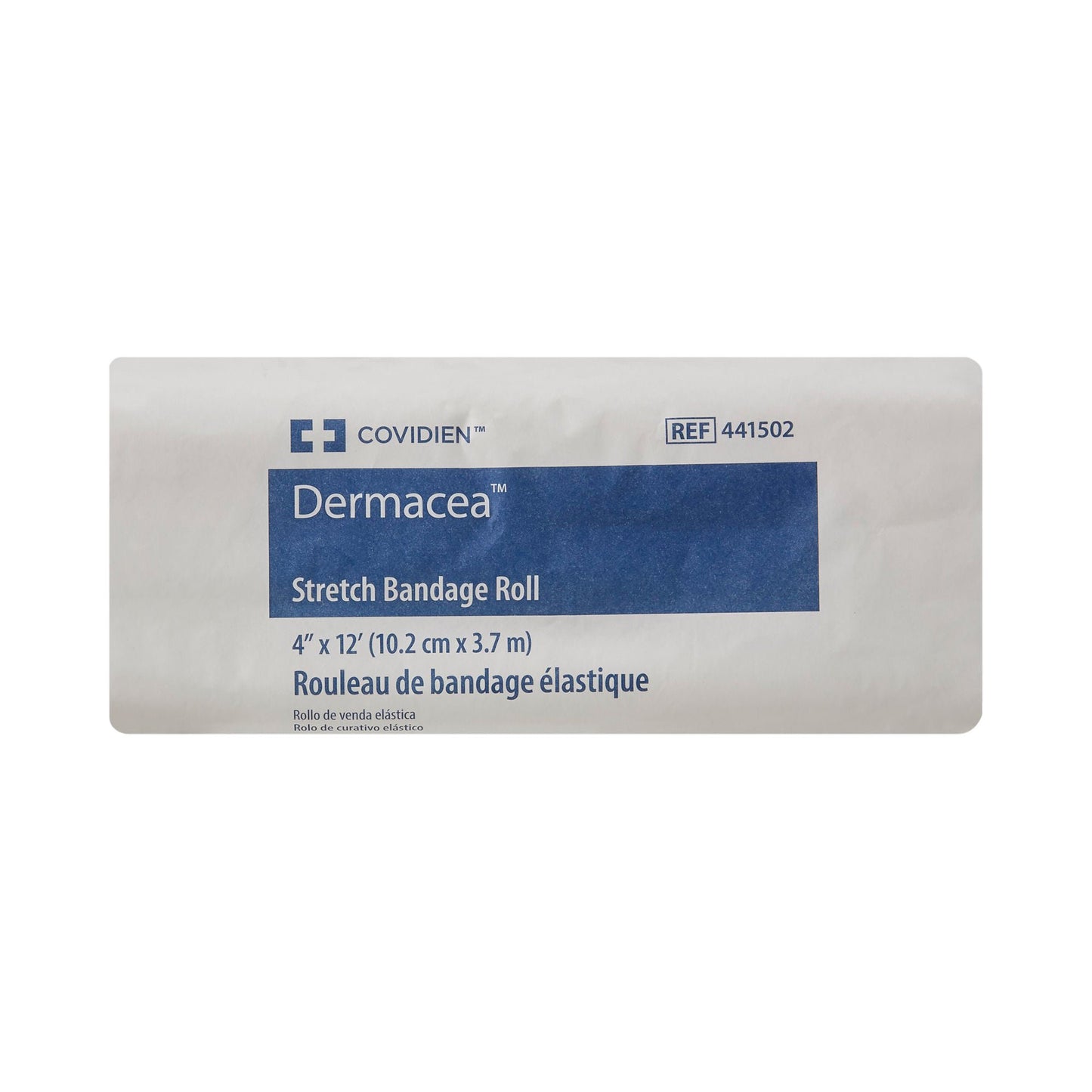 Dermacea Conforming Bandage 4 Inch x 4 Yard NonSterile Stretch Roll – 12 Pack