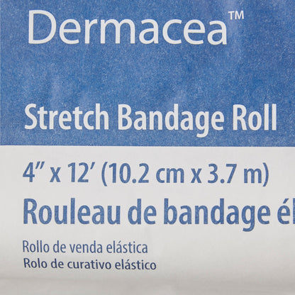 Dermacea Conforming Bandage 4 Inch x 4 Yard NonSterile Stretch Roll – 12 Pack
