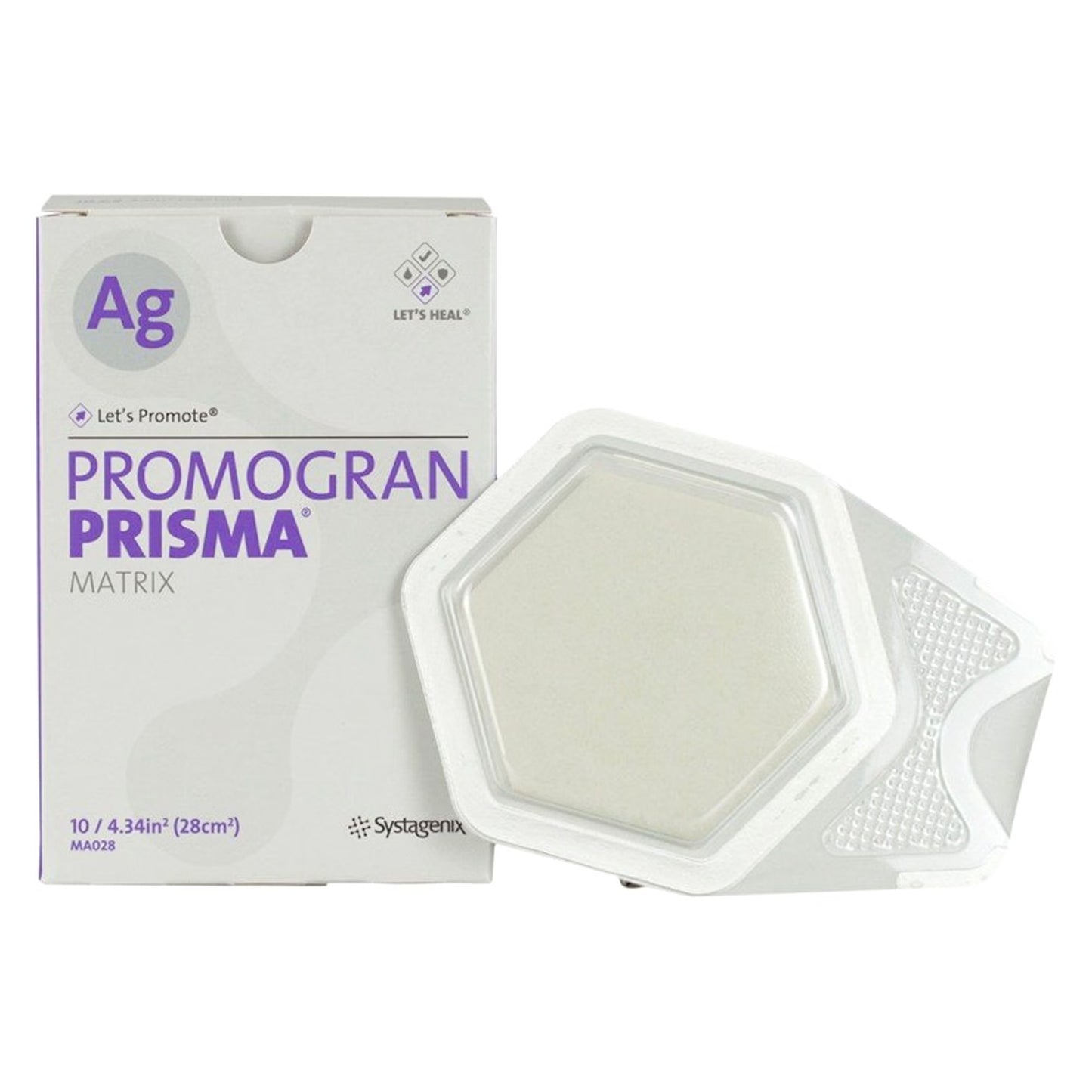 3M Promogran Prisma Matrix Silver Collagen Dressing 4.3 sq in Sterile Hexagon