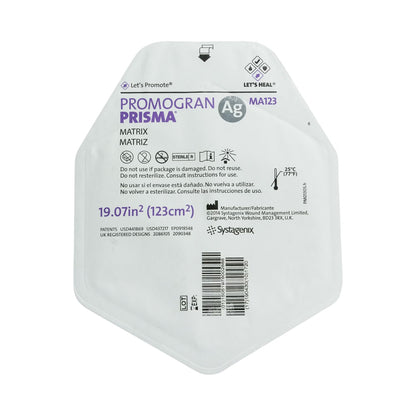 3M Promogran Prisma Matrix Silver Collagen Dressing 19.1 sq in Sterile Hexagon