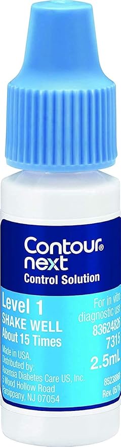 Contour Next Blood Glucose Control Solution – Level 1, 2.5 mL