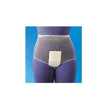Surgilast Pre-Cut Elastic Net Retainer Dressing Large/X-Large Perineum White NonSterile