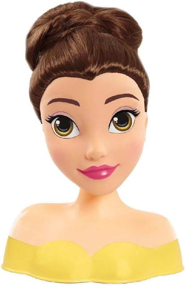 Disney Princess Belle Mini Styling Head with Hair Brush – Beauty and the Beast