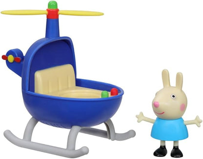 Peppa Pig Little Helicopter Toy with Rebecca Rabbit Figure, Ages 3+ – Peppa’s Adventures Vehicles