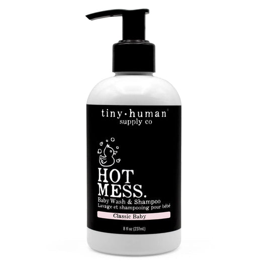 Hot Mess Shampoo & Baby Wash pH Balanced, Natural Ingredients with Lavender & Chamomile, Milk & Honey