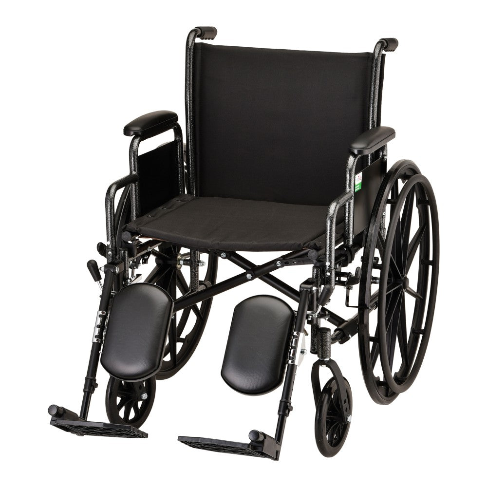 Hammertone Wheelchair With Detachable Arms and Footrest/Legrest