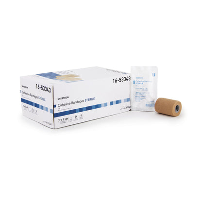 McKesson Cohesive Bandage 3 Inch x 5 Yard Sterile Self-Adherent Standard Compression