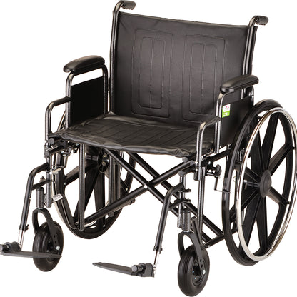 Hammertone Wheelchair With Detachable Arms and Footrest/Legrest