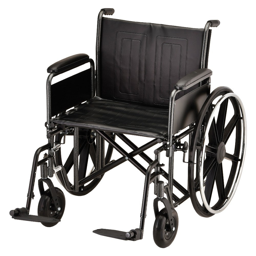 Hammertone Wheelchair With Detachable Arms and Footrest or Legrest