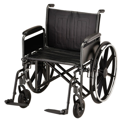 Hammertone Wheelchair With Detachable Arms and Footrest or Legrest