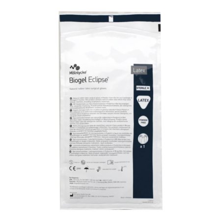 Surgical Glove Biogel Eclipse Sterile Latex Standard Cuff Length Micro-Textured Straw Not Chemo Approved